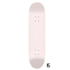 Blush Babe- Solid Soft Pink Skateboard Wall Art #15