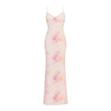 Dreamy Pink Tie-Dye Slip Maxi Dress | Girls Brunch to Beach Vacation