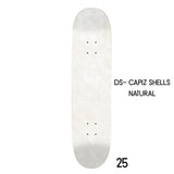 Shell Whisper- Natural Capiz Shell Skateboard Wall Art – #DS-25