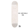 Blush Shell- Pink Capiz Shell Skateboard Wall Art – #DS-26