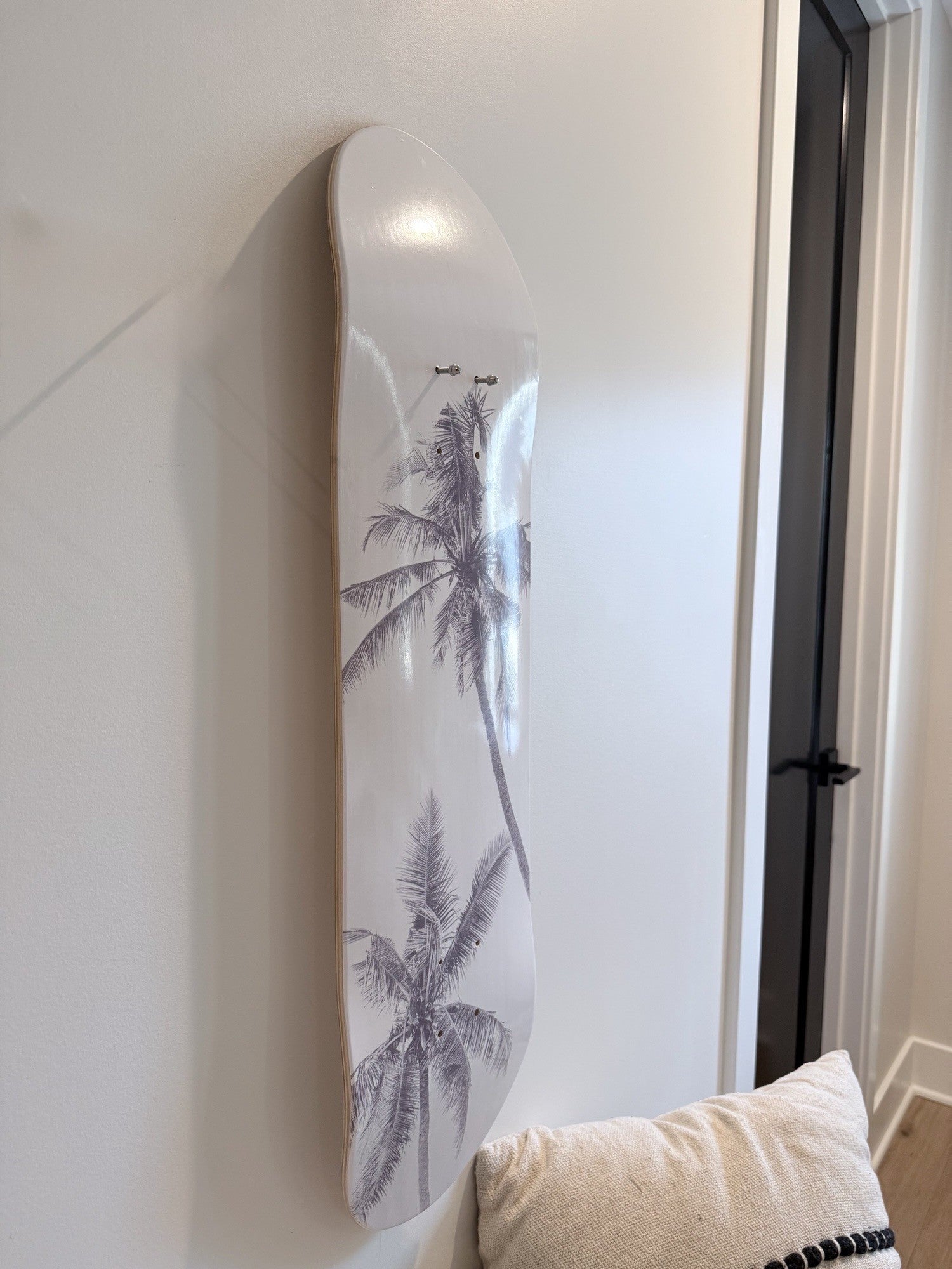 Palm Escape Tropical Shadow Skateboard Wall Art #5