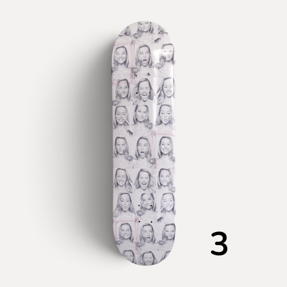 Smile Grid- Skateboard Wall Art #3