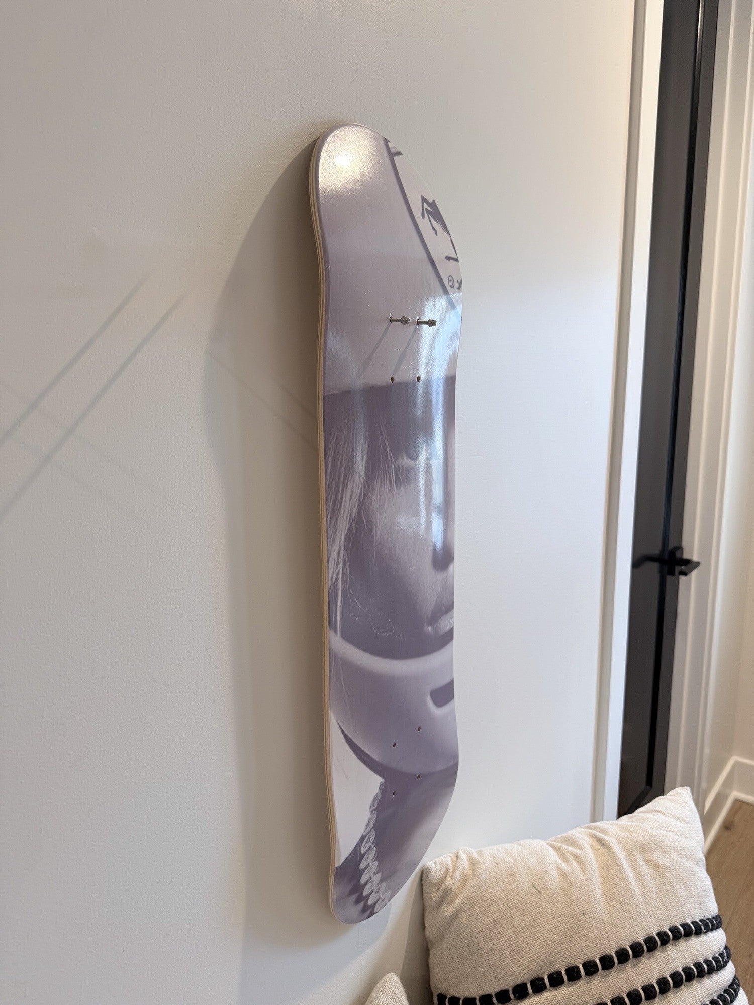 Helmet & Pearls Rebel Glam Skateboard Wall Art #4