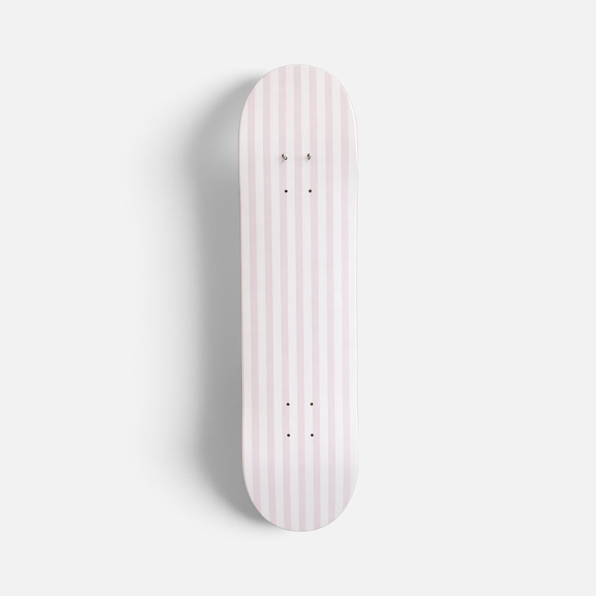 Pretty in Pink Stripes- Blush Stripe Skateboard Wall Art #14