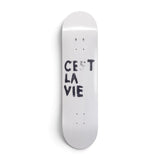 Cest La Vie- Skateboard Wall Art #2