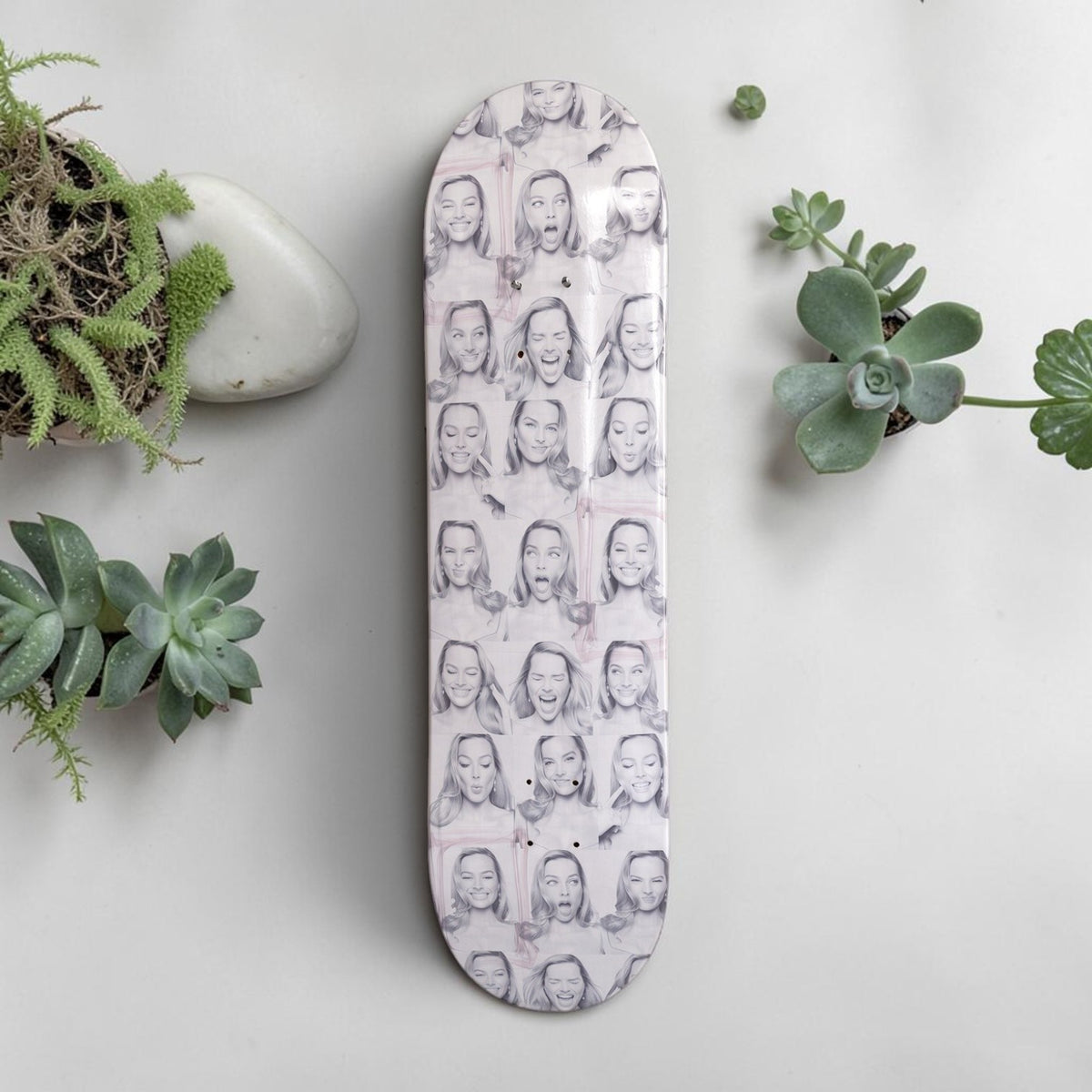 Smile Grid- Skateboard Wall Art #3