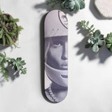 Helmet & Pearls Rebel Glam Skateboard Wall Art #4