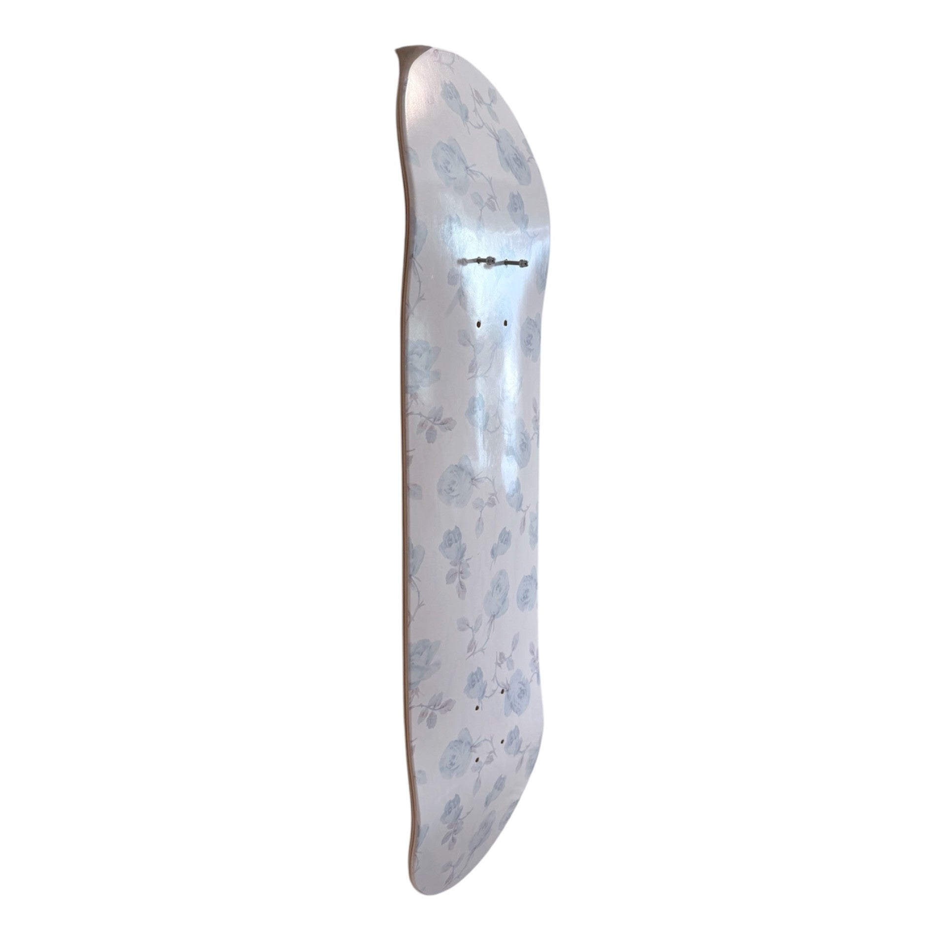 Blue Blossom- Soft Blue Rose Skateboard Wall Art #17