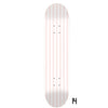 Pretty in Pink Stripes- Blush Stripe Skateboard Wall Art #14