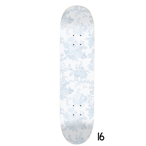 Blue Belle- Soft Blue Toile Skateboard Wall Art -#16