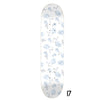 Blue Blossom- Soft Blue Rose Skateboard Wall Art #17