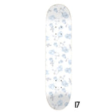 Blue Blossom- Soft Blue Rose Skateboard Wall Art #17