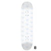 Snowflake Kisses- Soft Blue Floral Lace Skateboard Wall Art #18