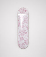 Pink Ribbon Toile- Vintage Floral Skateboard Wall Art #7