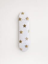 Golden Mini Stars- Blush &amp; Gold Leaf Star Skateboard Wall Art – #DS-24