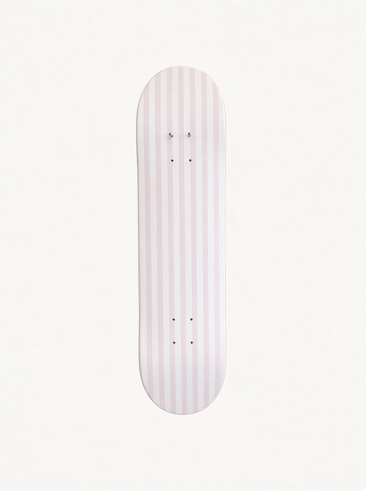 Pretty in Pink Stripes- Blush Stripe Skateboard Wall Art #14
