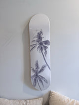 Palm Escape Tropical Shadow Skateboard Wall Art #5