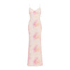 Dreamy Pink Tie-Dye Slip Maxi Dress | Girls Brunch to Beach Vacation