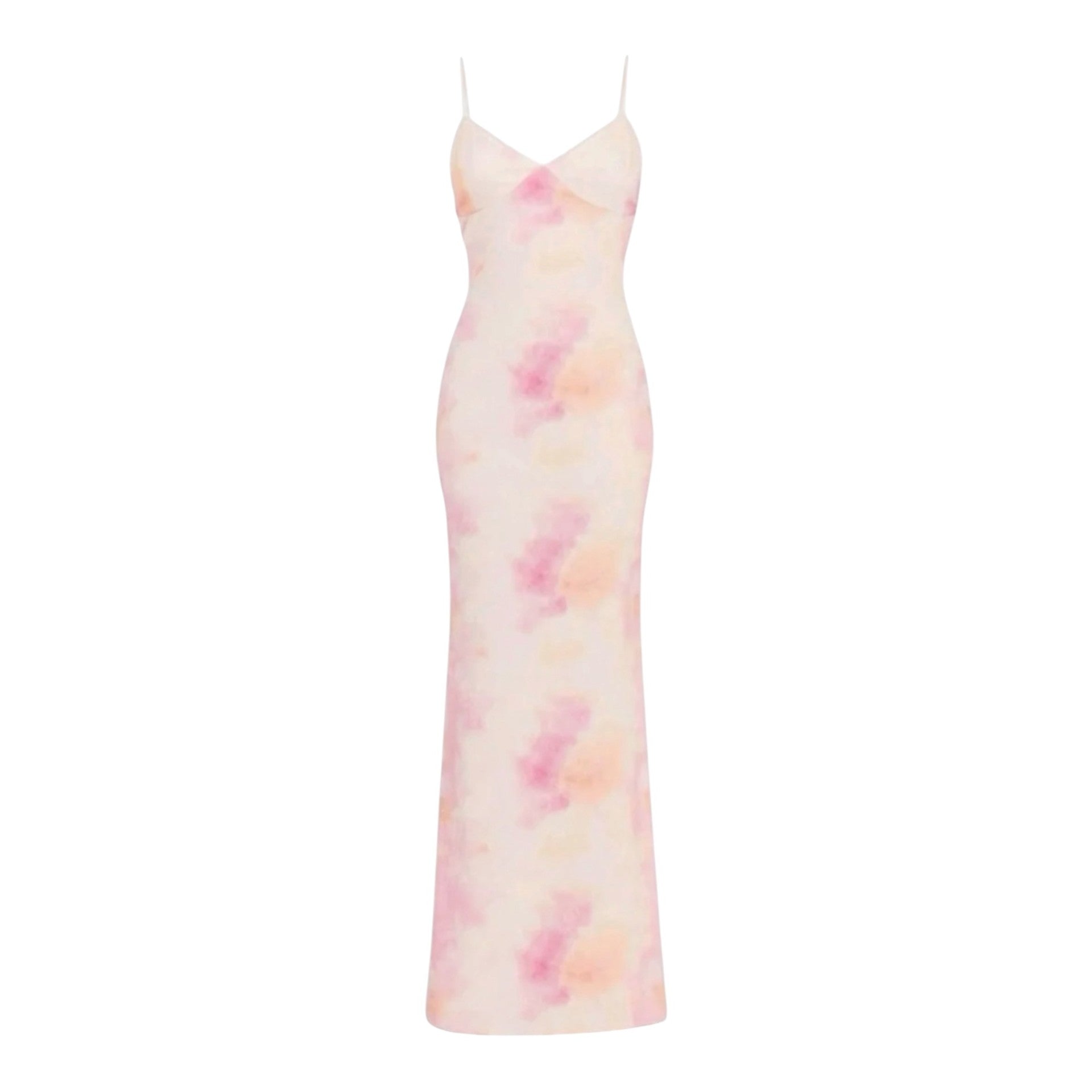 Dreamy Pink Tie-Dye Slip Maxi Dress | Girls Brunch to Beach Vacation