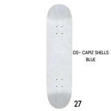 Blue Shell- Soft Blue Capiz Shell Skateboard Wall Art – #DS-27