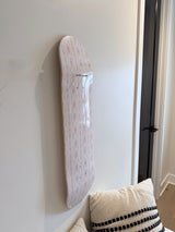 Pink Floral Damask Skateboard Wall Art #9