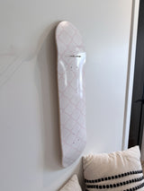 Pink Lattice Pattern Skateboard Wall Art #10