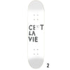 Cest La Vie- Skateboard Wall Art #2