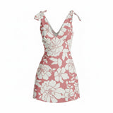 Flirty Pink & White Floral Mini Dress For All Occasions