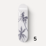 Palm Escape Tropical Shadow Skateboard Wall Art #5