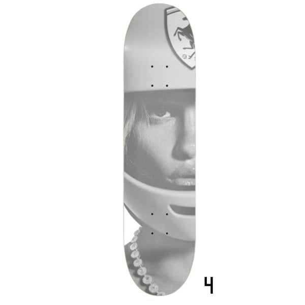Helmet & Pearls Rebel Glam Skateboard Wall Art #4