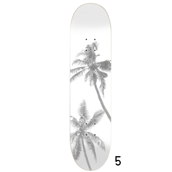 Palm Escape Tropical Shadow Skateboard Wall Art #5