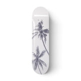 Palm Escape Tropical Shadow Skateboard Wall Art #5