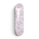 Pink Ribbon Toile- Vintage Floral Skateboard Wall Art #7