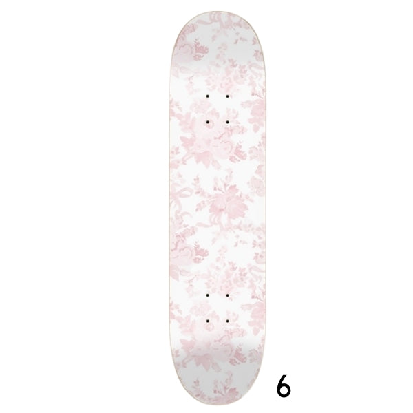 Blush Toile Romantic Floral Skateboard Wall Art #6