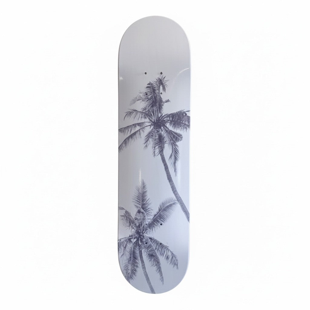 Palm Escape Tropical Shadow Skateboard Wall Art #5