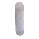 Hearts All Over- Pink Heart Skateboard Wall Art #13