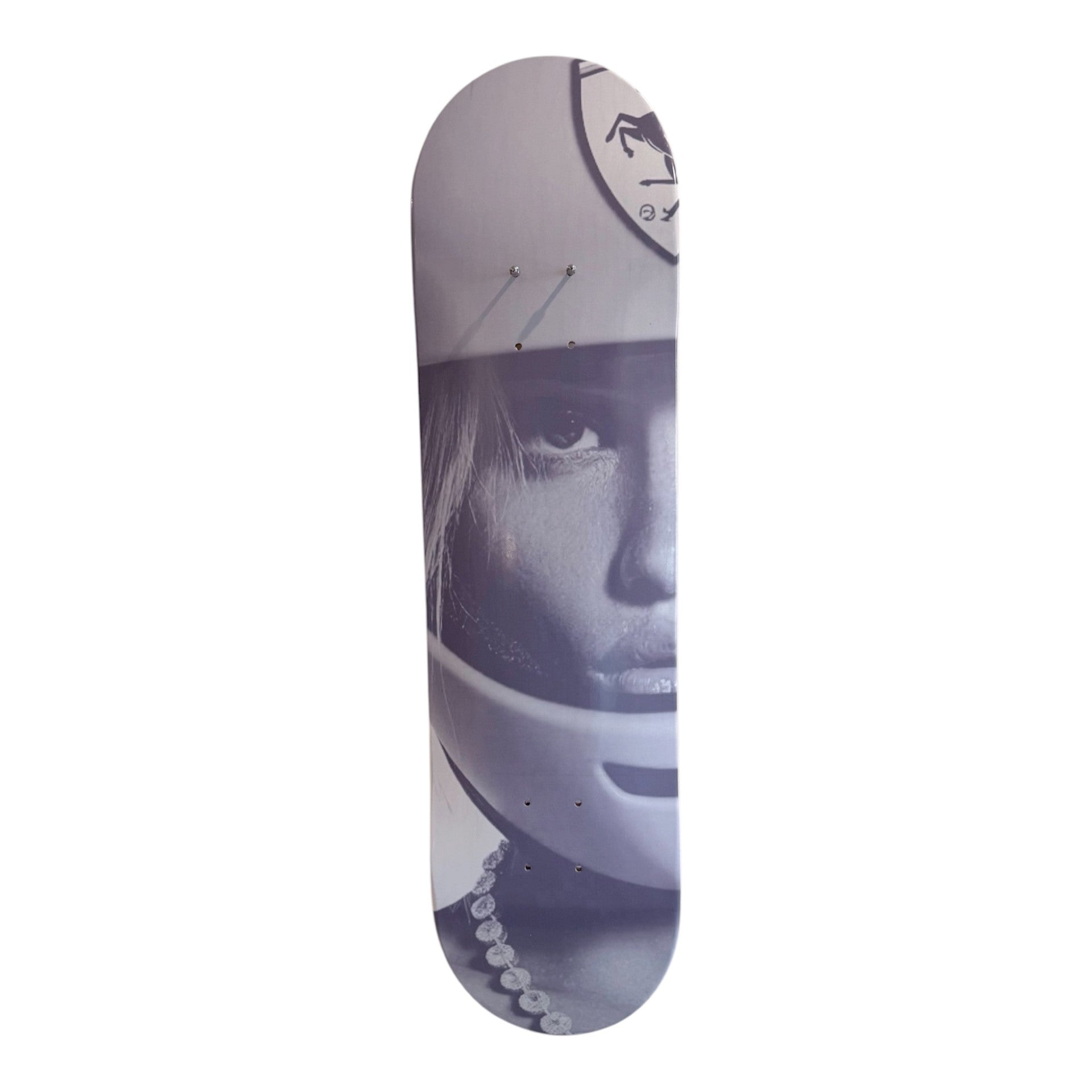 Helmet & Pearls Rebel Glam Skateboard Wall Art #4